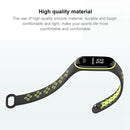 Mijobs Sporty Fashion Two-color Replacement Silicone Watch Band(Black Gray)