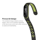 Mijobs Sporty Fashion Two-color Replacement Silicone Watch Band(Black Gray)