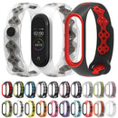 Mijobs Sporty Fashion Two-color Replacement Silicone Watch Band(Black Gray)