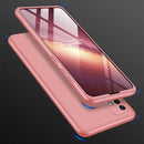 For Samsung Galaxy A51 GKK Three Stage Splicing Full Coverage PC Protective Case(Rose Gold)
