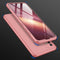 For Samsung Galaxy A51 GKK Three Stage Splicing Full Coverage PC Protective Case(Rose Gold)
