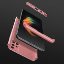 For Samsung Galaxy A51 GKK Three Stage Splicing Full Coverage PC Protective Case(Rose Gold)