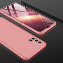 For Samsung Galaxy A51 GKK Three Stage Splicing Full Coverage PC Protective Case(Rose Gold)