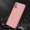 For Samsung Galaxy A51 GKK Three Stage Splicing Full Coverage PC Protective Case(Rose Gold)