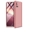 For Samsung Galaxy A51 GKK Three Stage Splicing Full Coverage PC Protective Case(Rose Gold)