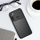 For Motorola Moto One Fusion Plus Thunderbolt Shockproof TPU Protective Soft Case(Black)