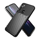 For Motorola Moto One Fusion Plus Thunderbolt Shockproof TPU Protective Soft Case(Blue)