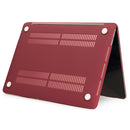 For MacBook Pro 13.3 inch A2251 / A2289 (2020) Laptop Matte Style Protective Case(Wine Red)