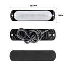 DC12V-24V / 18W Car Truck Emergency Strobe Flash Warning Light 6LEDs Ultra-thin Side Lights(Blue)