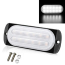 DC12V-24V / 36W Car Truck Emergency Strobe Flash Warning Light 12LEDs Ultra-thin Side Lights(White)