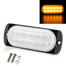 DC12V-24V / 36W Car Truck Emergency Strobe Flash Warning Light 12LEDs Ultra-thin Side Lights(Yellow)