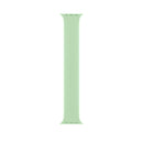 For Apple Watch Series 7 45mm / 6 & SE & 5 & 4 44mm / 3 & 2 & 1 42mm Solid Color Elastic Silicone Watch Band, Size: S 130mm (Green)