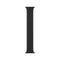For Apple Watch Series 7 45mm / 6 & SE & 5 & 4 44mm / 3 & 2 & 1 42mm Solid Color Elastic Silicone Watch Band, Size:L 156mm(Black)