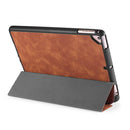 For iPad 9.7 inch DG.MING See Series Horizontal Flip Leather Case with Holder & Pen Holder(Brown)