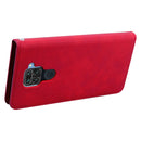 For Xiaomi Redmi Note 9 / Redmi 10X 4G Frosted Business Magnetic Horizontal Flip PU Leather Case with Holder & Card Slot & Lanyard(Red)