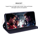 For Xiaomi Redmi Note 9 / Redmi 10X 4G Frosted Business Magnetic Horizontal Flip PU Leather Case with Holder & Card Slot & Lanyard(Red)