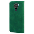 For Xiaomi Redmi Note 9 / Redmi 10X 4G Frosted Business Magnetic Horizontal Flip PU Leather Case with Holder & Card Slot & Lanyard(Green)