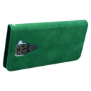 For Xiaomi Redmi Note 9 / Redmi 10X 4G Frosted Business Magnetic Horizontal Flip PU Leather Case with Holder & Card Slot & Lanyard(Green)