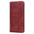 For Xiaomi Redmi Note 9 / Redmi 10X 4G Frosted Business Magnetic Horizontal Flip PU Leather Case with Holder & Card Slot & Lanyard(Brown)