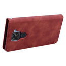 For Xiaomi Redmi Note 9 / Redmi 10X 4G Frosted Business Magnetic Horizontal Flip PU Leather Case with Holder & Card Slot & Lanyard(Brown)