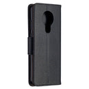 For Nokia 5.3 Litchi Texture Pure Color Horizontal Flip Leather Case with Holder & Card Slots & Wallet & Lanyard(Black)
