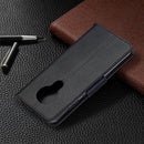 For Nokia 5.3 Litchi Texture Pure Color Horizontal Flip Leather Case with Holder & Card Slots & Wallet & Lanyard(Black)
