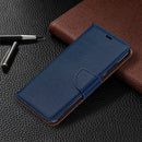 For Nokia 5.3 Litchi Texture Pure Color Horizontal Flip Leather Case with Holder & Card Slots & Wallet & Lanyard(Dark Blue)