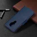 For Nokia 5.3 Litchi Texture Pure Color Horizontal Flip Leather Case with Holder & Card Slots & Wallet & Lanyard(Dark Blue)