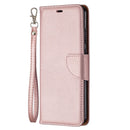 For Nokia 5.3 Litchi Texture Pure Color Horizontal Flip Leather Case with Holder & Card Slots & Wallet & Lanyard(Rose Gold)
