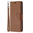 For Nokia 5.3 Litchi Texture Pure Color Horizontal Flip Leather Case with Holder & Card Slots & Wallet & Lanyard(Brown)