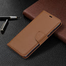 For Nokia 5.3 Litchi Texture Pure Color Horizontal Flip Leather Case with Holder & Card Slots & Wallet & Lanyard(Brown)