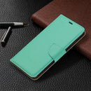 For Nokia 5.3 Litchi Texture Pure Color Horizontal Flip Leather Case with Holder & Card Slots & Wallet & Lanyard(Green)