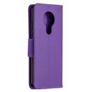 For Nokia 5.3 Litchi Texture Pure Color Horizontal Flip Leather Case with Holder & Card Slots & Wallet & Lanyard(Purple)