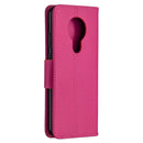 For Nokia 5.3 Litchi Texture Pure Color Horizontal Flip Leather Case with Holder & Card Slots & Wallet & Lanyard(Rose Red)