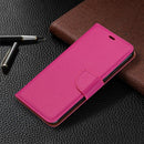 For Nokia 5.3 Litchi Texture Pure Color Horizontal Flip Leather Case with Holder & Card Slots & Wallet & Lanyard(Rose Red)