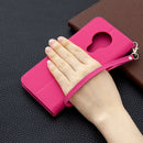 For Nokia 5.3 Litchi Texture Pure Color Horizontal Flip Leather Case with Holder & Card Slots & Wallet & Lanyard(Rose Red)