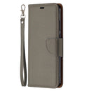 For Nokia 5.3 Litchi Texture Pure Color Horizontal Flip Leather Case with Holder & Card Slots & Wallet & Lanyard(Grey)
