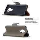 For Nokia 5.3 Litchi Texture Pure Color Horizontal Flip Leather Case with Holder & Card Slots & Wallet & Lanyard(Grey)