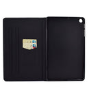 For Samsung Galaxy Tab A 10.1 (2019) T515 / T510 Voltage Painted Pattern Tablet PC Protective Leather Case with Bracket & Card Slots & Anti-skid Strip(Cat and Tiger)