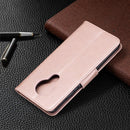 For Nokia 5.3 Two Butterflies Embossing Pattern Horizontal Flip Leather Case with Holder & Card Slot & Wallet & Lanyard(Gold)