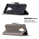 For Nokia 5.3 Two Butterflies Embossing Pattern Horizontal Flip Leather Case with Holder & Card Slot & Wallet & Lanyard(Grey)