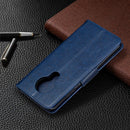 For Nokia 5.3 Two Butterflies Embossing Pattern Horizontal Flip Leather Case with Holder & Card Slot & Wallet & Lanyard(Dark Blue)