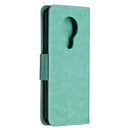 For Nokia 5.3 Two Butterflies Embossing Pattern Horizontal Flip Leather Case with Holder & Card Slot & Wallet & Lanyard(Green)