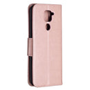 For Xiaomi Redmi Note 9 Two Butterflies Embossing Pattern Horizontal Flip Leather Case with Holder & Card Slot & Wallet & Lanyard(Gold)