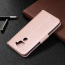For Xiaomi Redmi Note 9 Two Butterflies Embossing Pattern Horizontal Flip Leather Case with Holder & Card Slot & Wallet & Lanyard(Gold)