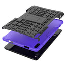 For Huawei MatePad 10.4Tire Texture Shockproof TPU+PC Protective Case with Holder(Purple)