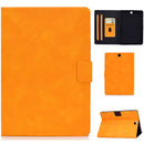For Samsung Galaxy Tab A 9.7 T550/T555C Cowhide Texture Horizontal Flip Leather Case with Holder & Card Slots & Sleep / Wake-up Function(Khaki)