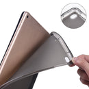 For iPad Air / Air 2 / 9.7 (2017) & (2018) 3-folding Horizontal Flip PU Leather + Shockproof TPU Case with Holder & Pen Slot(Black)