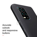For Xiaomi Mi 10 Lite NILLKIN Frosted Concave-convex Texture PC Protective Case(Black)