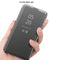 For iPhone 12 / 12 Pro Plated Mirror Horizontal Flip Leather Case with Holder(Silver)
